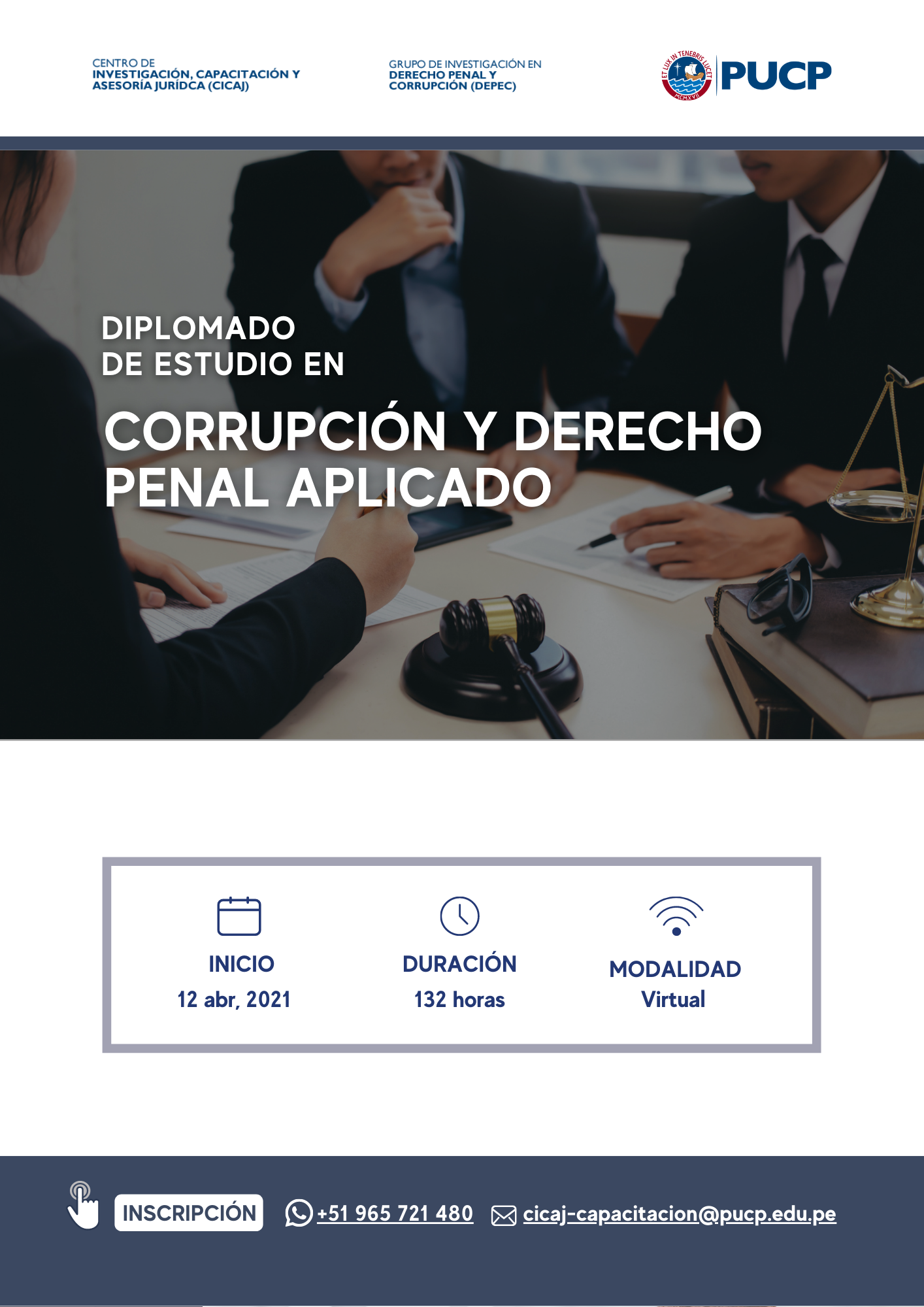 Diplomado de Estudio en Corrupción y Derecho Penal Aplicado