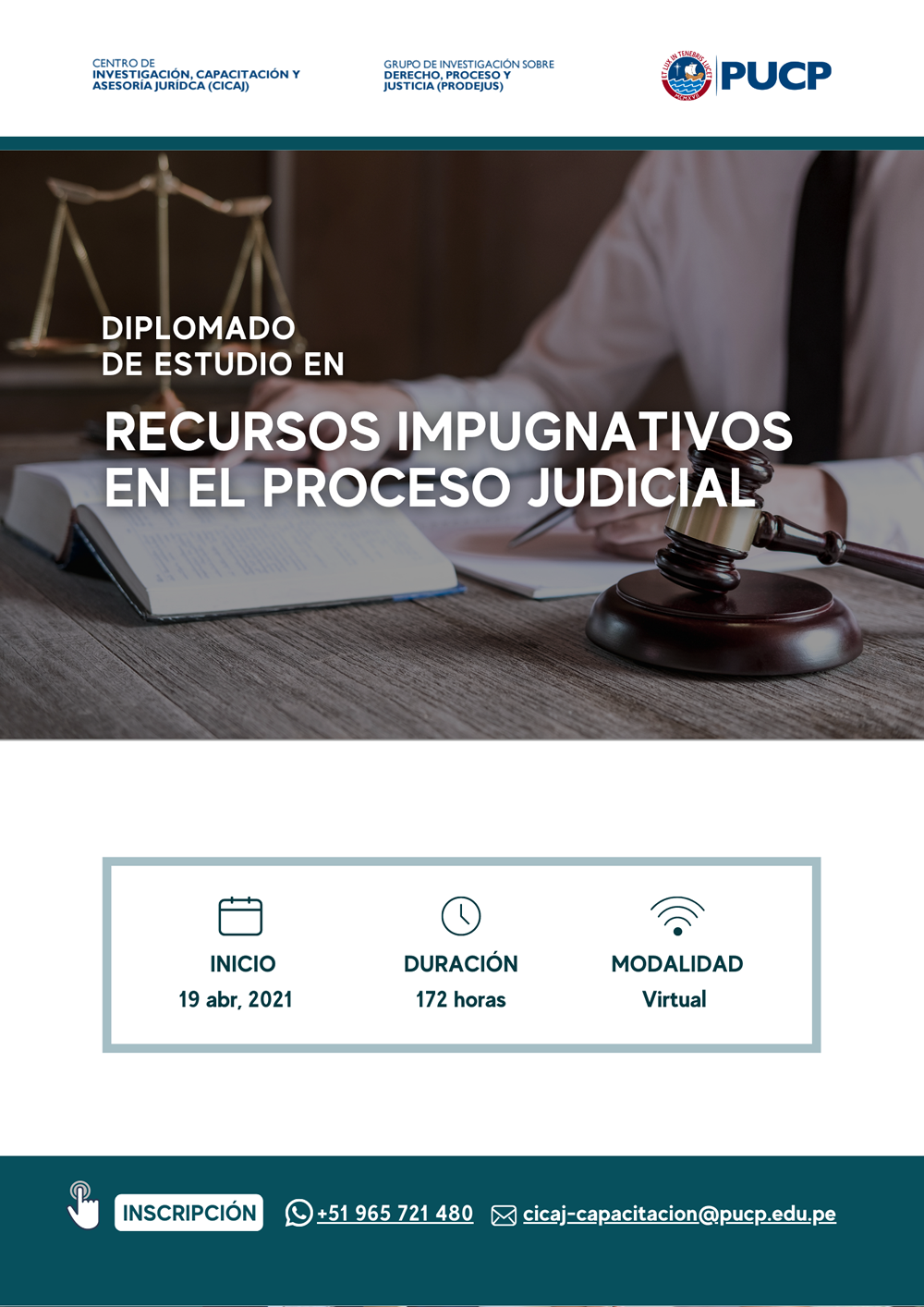 Diplomado de Estudio en Recursos Impugnativos en el Proceso Judicial
