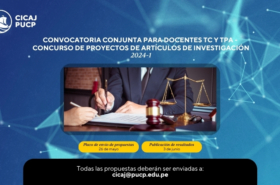 Convocatoria conjunta para docentes TC y TPA – Concurso de proyectos de artículos de investigación 2024-1
