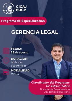 Programa de Especialización en Gerencial Legal 2024-II