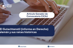 Artículo ganador: «El Gutachtenstil (informe en Derecho) alemán y sus raíces históricas»