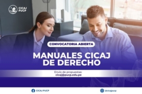 Convocatoria abierta para «Manuales CICAJ de Derecho»